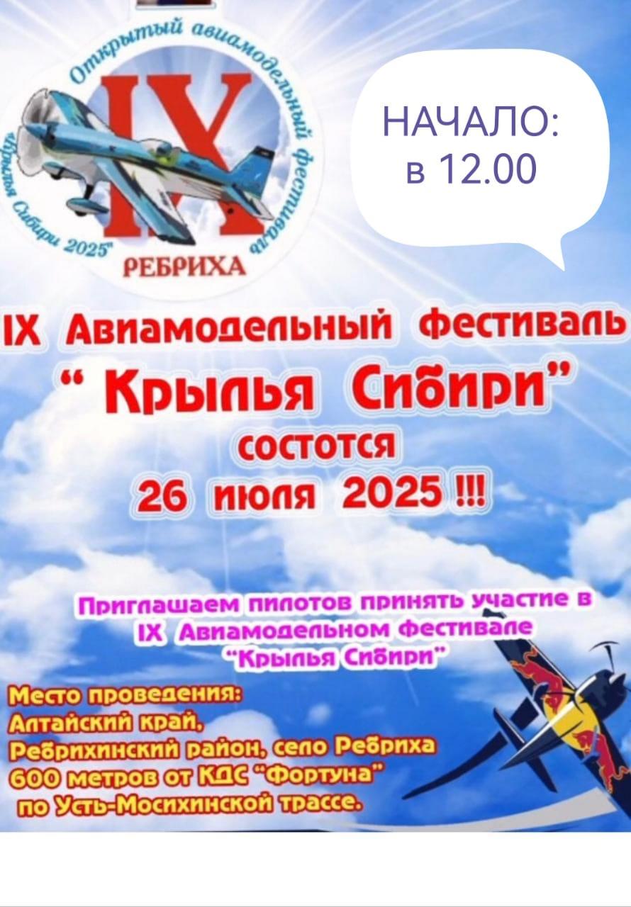 Авиамодельный фестиваль «Крылья Сибири»..